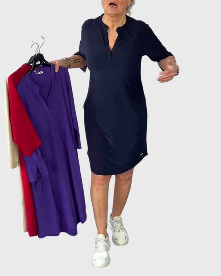 Velora™ | V-Neck Dress