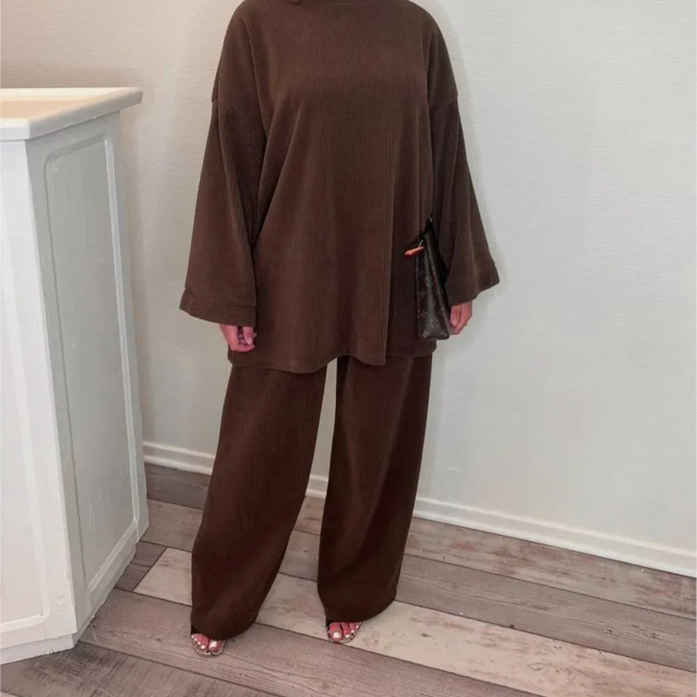 Velona™ | Corduroy Two Piece Set