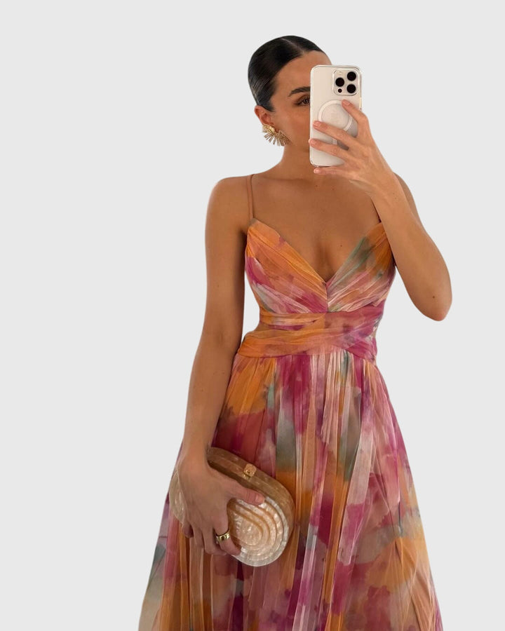 Lioren™ | Floral Maxi Dress