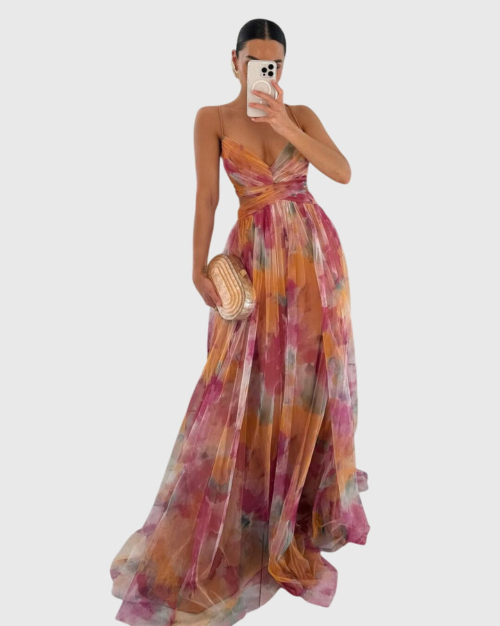 Lioren™ | Floral Maxi Dress